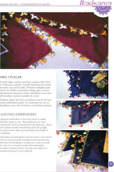 Amasya Valiliği İğne Oyaları Kitabı