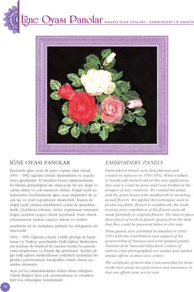 Amasya Valiliği İğne Oyaları Kitabı