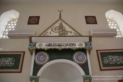 Kırklareli Karakaş Bey Camii
Fotoğraf; Zekeriya Kurtulmuş
Kırklareli İl Kültür ve Turizm Müd. Folk. Arş.