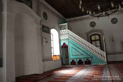 Kırklareli Kapan Camii
Fotoğraf; Zekeriya Kurtulmuş
Kırklareli İl Kültür ve Turizm Müd. Folk. Arş.