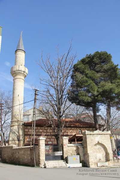 Kırklareli Bayazıt (Paşa) Camii
Fotoğraf; Zekeriya Kurtulmuş
Kırklareli İl Kültür ve Turizm Müd. Folk. Arş.
