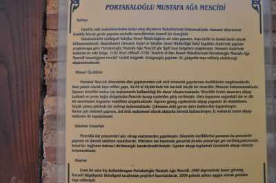 Portakaloğlu Mustafa Ağa Mescidi - (Portakal Hafız)