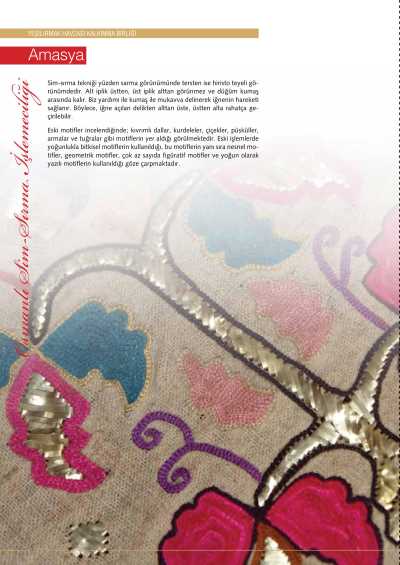 Yeşilırmak Havzası Kalkınma Birliği El Sanatları Ürünleri Envanteri