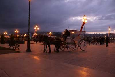 Sahil Yolunda Gece (Fotoğraf: Samsun İl Kültür ve Turizm Müdürlüğü Arşivi)