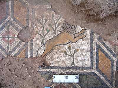 Hadrianapolis Antik Kentinde ortaya çıkartılan mozaikler
