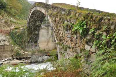 Ortaköy ( Çaneva Köyü) Köprüsü Kaynak: Rize İl Kültür ve Turizm Müdürlüğü Fotoğraf Arşivi