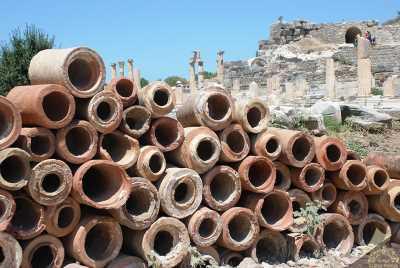  Efes Antik Kentinden Bir Görünüş