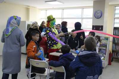 Kütüphane Haftası (Anaokulu Öğrencileri ve Palyaço)