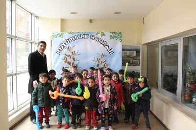 Kütüphane Haftası Etkinlikleri (Anaokulu Öğrencileri ve Palyaço)