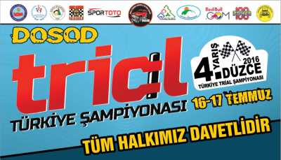 Türkiye Trial 4.Ayak Yarışları Düzce
