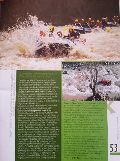 Extreme Outdoor Doğa Sporları Dergisi ilk sayısında Düzce’ye Geniş Verdi…