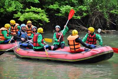 Turizm Haftası Cumayeri Dokuzdeğirmen Köyü Rafting Etkinliği