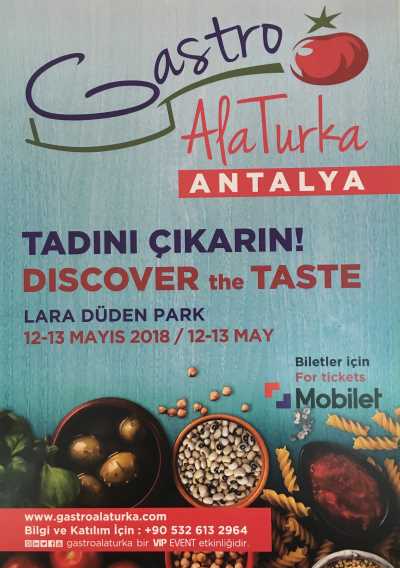 Gastro Alaturka 2018, Antalya