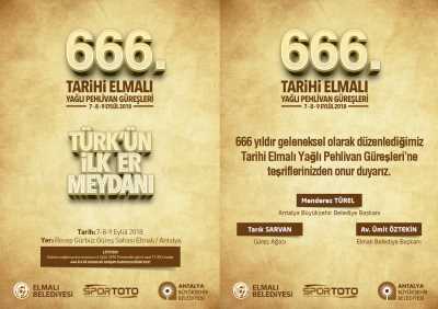 666. Tarihi Elmalı Yağlı Pehlivan Güreşleri, Davetiye