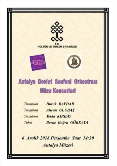 Antalya Devlet Senfoni Orkestrası Müze Konserleri