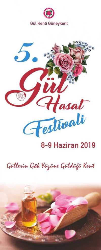 5inci Gül Hasat Festivali Afişi
