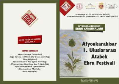 Afyonkarahisar 1. Uluslararası Atabek Ebru Festivali Davetiye