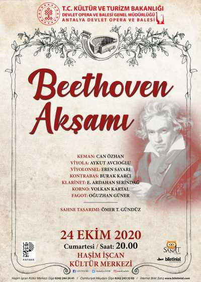 Antalya Devlet Opera ve Balesi, Beethoven Akşamı Konseri