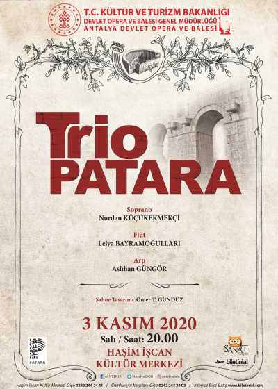 Trio Patara Konseri, Antalya Devlet Opera ve Balesi