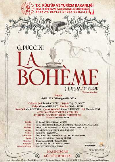 La Boheme, Antalya Devlet Opera ve Balesi