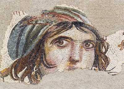 Zeugma Antik Kenti - Çingene Kızı Mozaiği